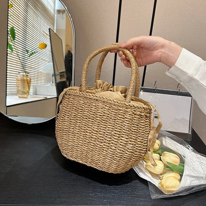 Luxury Handmade Straw Tote