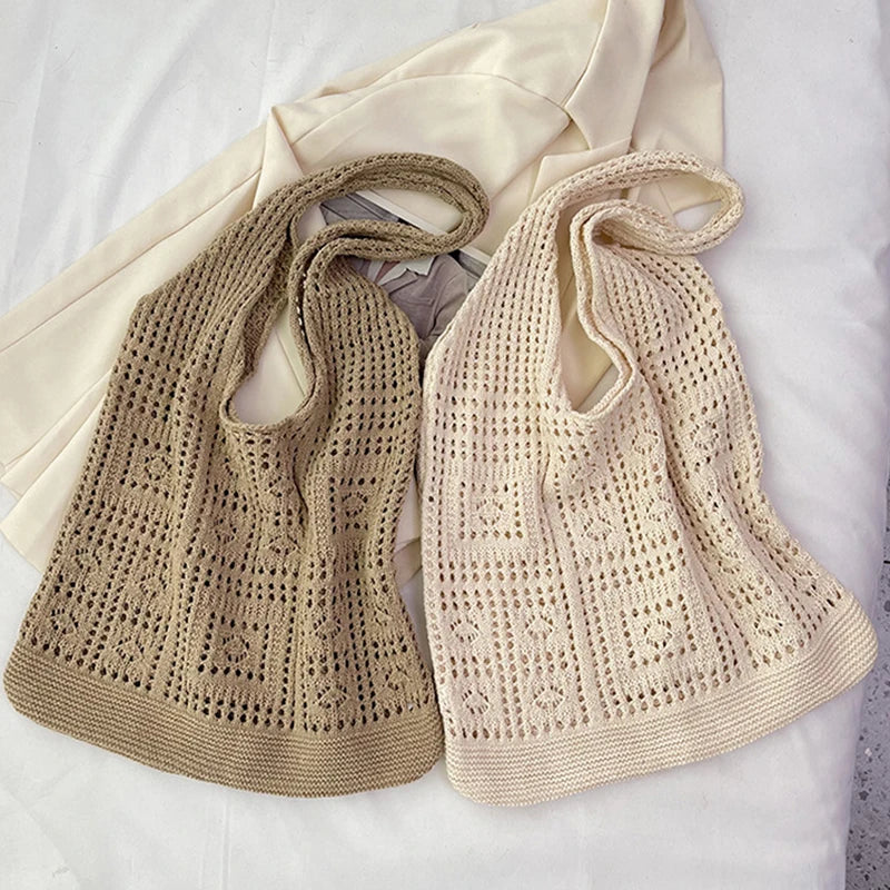 Luxury Hollow Crochet Tote