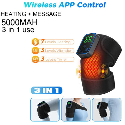 Heated Joint Massager Brace for Shoulder Knee Elbow