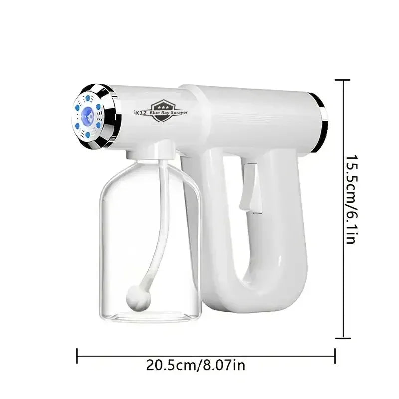 Blue Light Nano Hairspray Gun - Rechargeable 300ml Sprayer - 6
