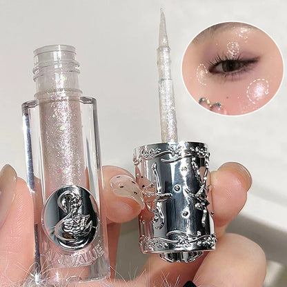 Liquid Shimmer Eyeshadow - Long-Lasting Waterproof Glitter Makeup