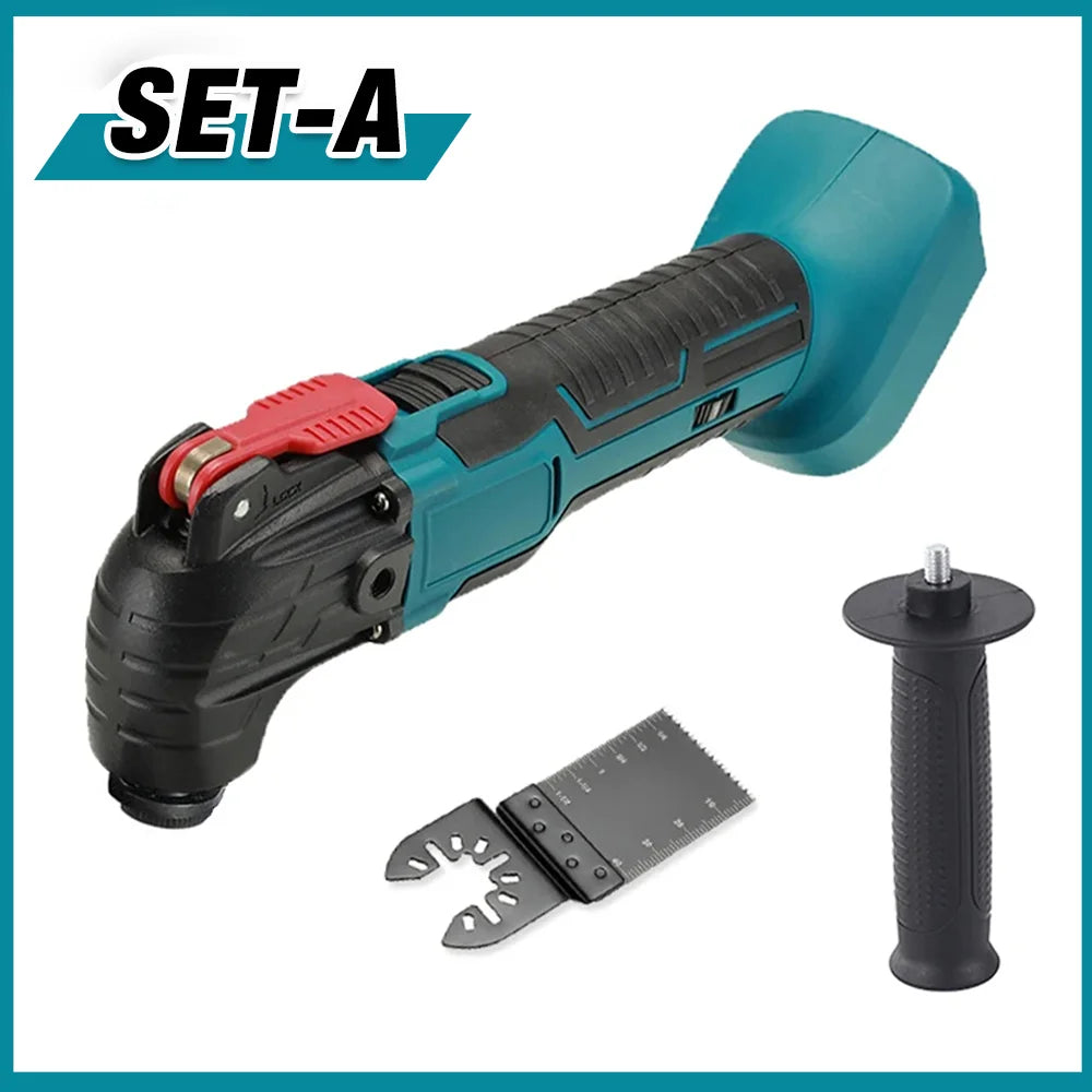 6-Speed Cordless Oscillating Multi-Tool Compatible with Makita 18V Battery - 21