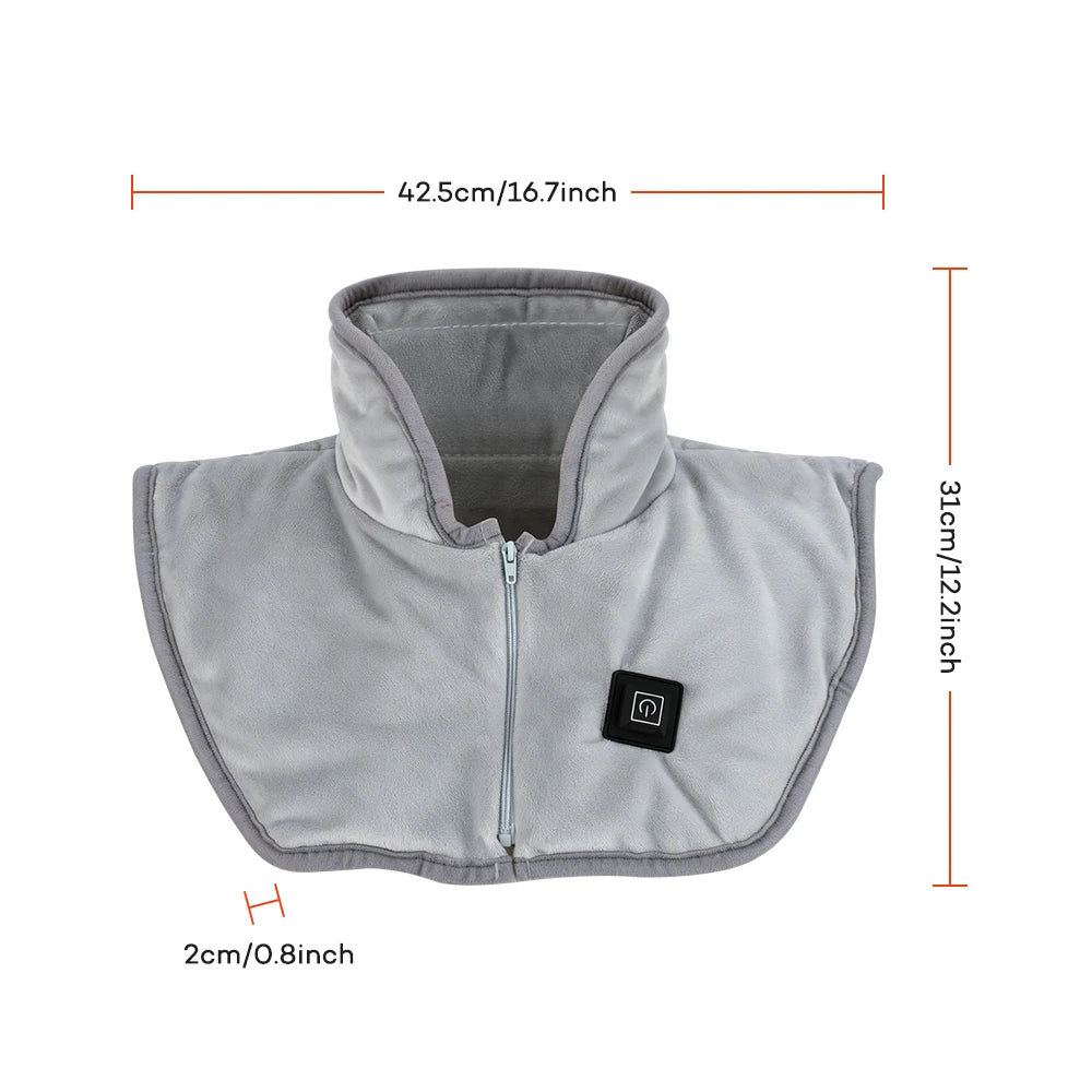 USB Electric Heated Neck and Shoulder Heating Pad with 3 Adjustable Heat Levels