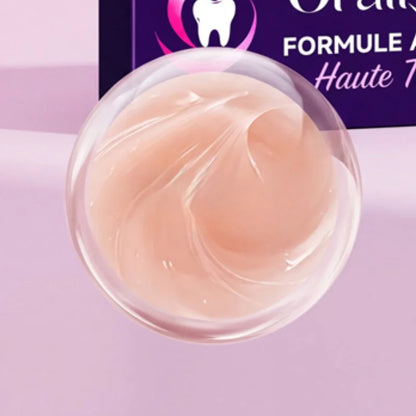 Denture Adhesive Cushion Cream - Strong Hold Stabilizing Pad for Comfortable Dentures