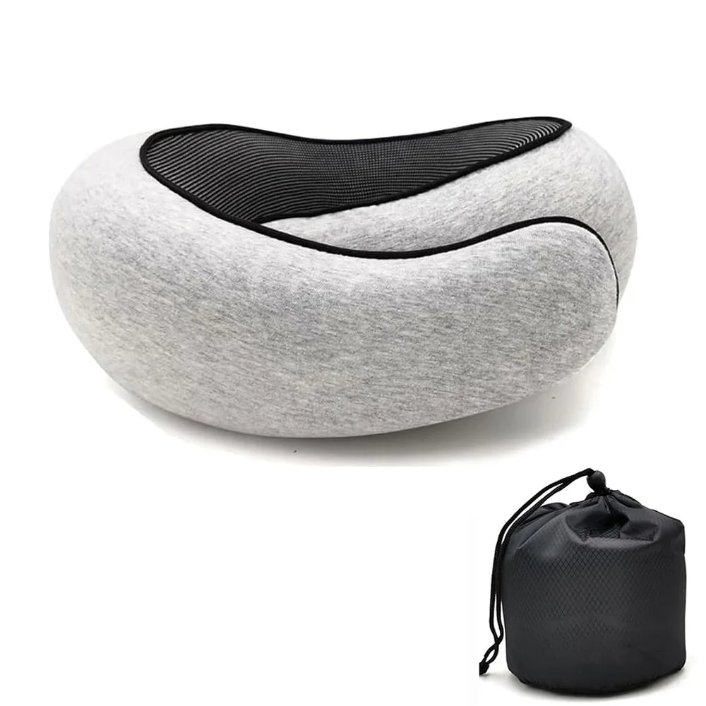 Travel Neck Pillow: Ergonomic Memory Foam U-Shaped Support for Deep Sleep - 8