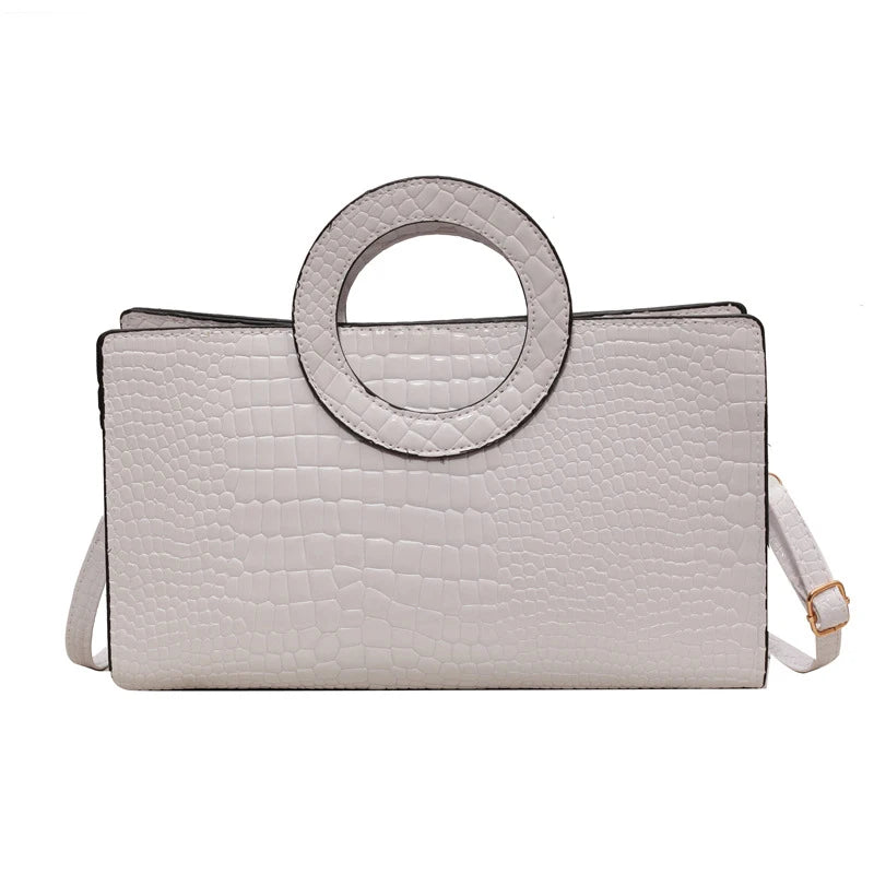 Luxury Crocodile Pattern Tote
