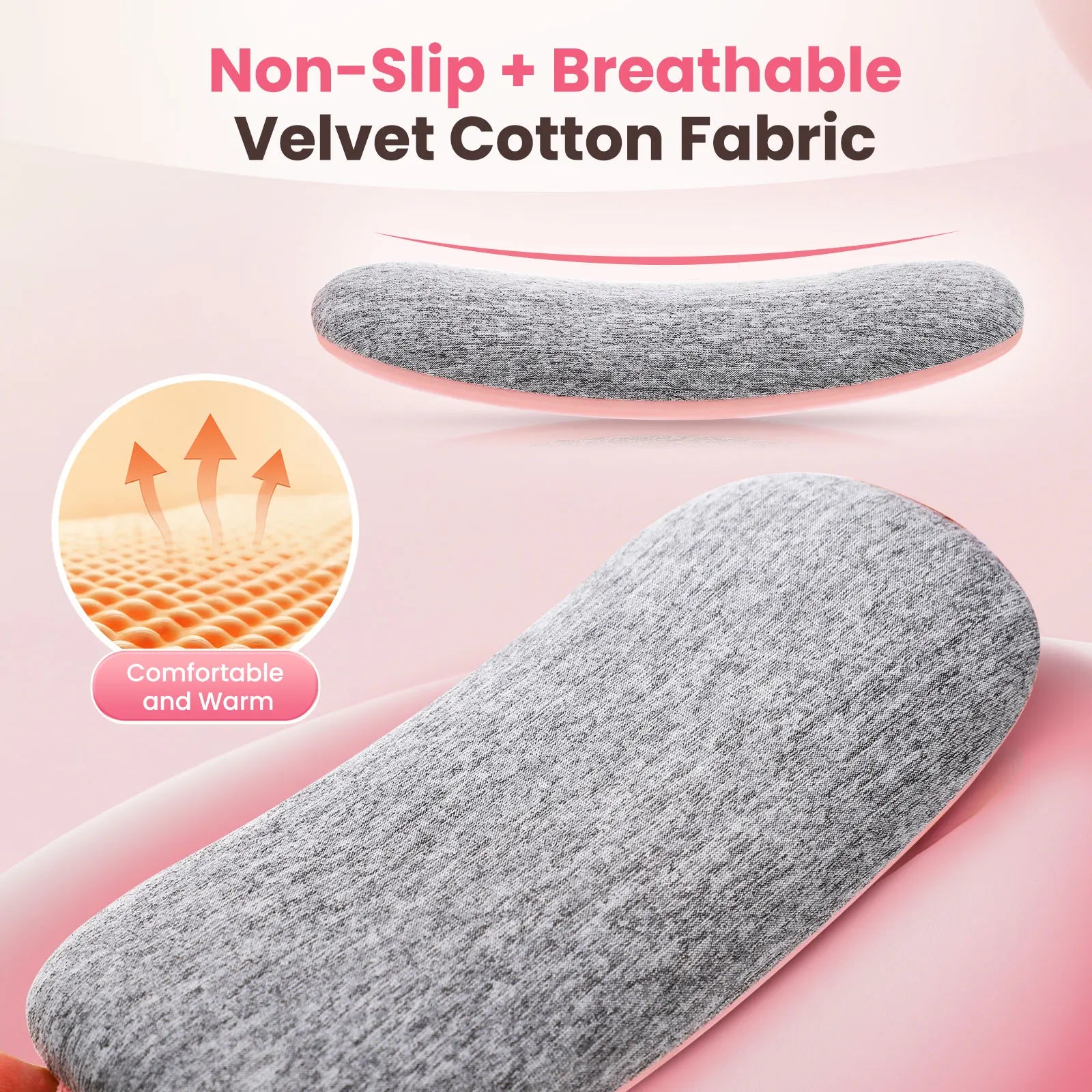 Portable Cordless Electric Heating Pad for Menstrual Cramp & Back Pain Relief - 14