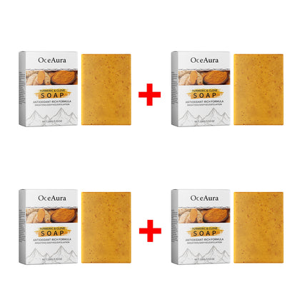 Turmeric & Clove Antioxidant Brightening Soap Bar for Face & Body
