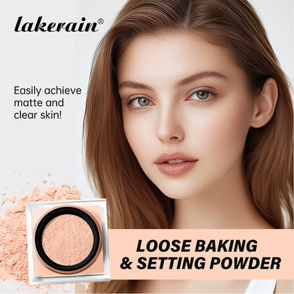 Matte Loose Baking & Setting Powder - Long Lasting Oil Control