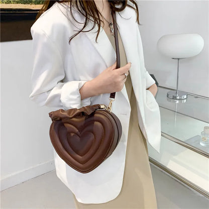 Luxury Quilted Heart Tote