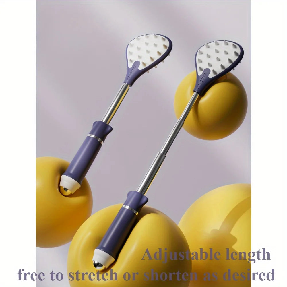 Telescopic Back Scratcher & Massage Tool - Portable Extendable Itch Relief - 6