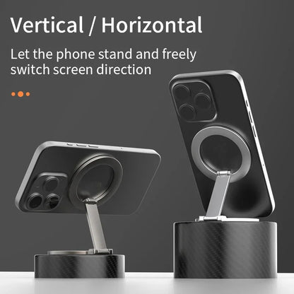 Foldable Magnetic Phone Holder for Gym Treadmill & Car - Magsafe Compatible