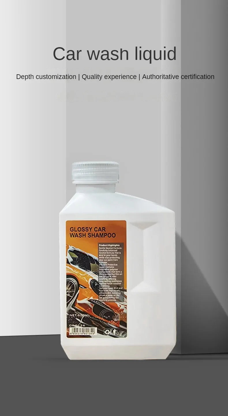 Concentrated Car Wash Shampoo & Protective Wax Liquid