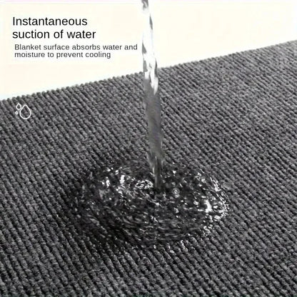 Peel and Stick Non-Slip Floor Mat - Cut-to-Fit Waterproof Carpet Roll