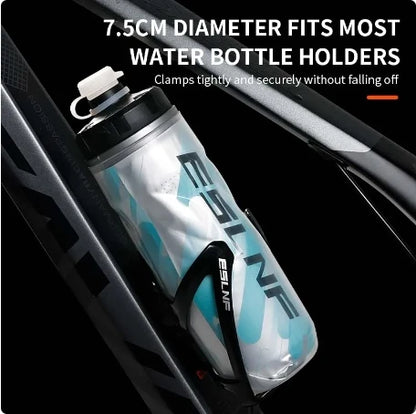 Insulated Cycling Water Bottle - 610ml Leak-Proof MTB & Road Bike Sport Cup