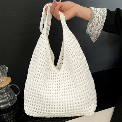 Luxury Bohemian Crochet Tote