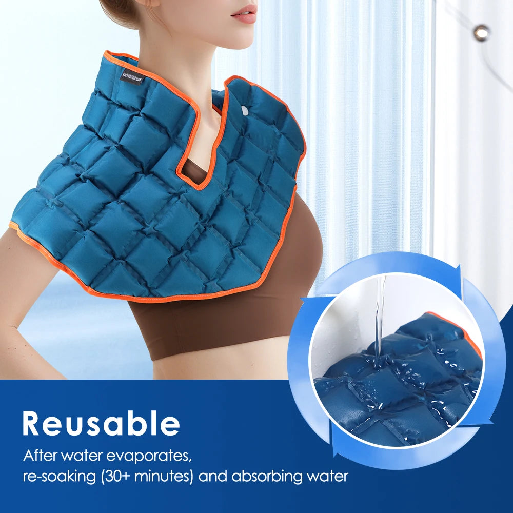 Reusable Hot & Cold Compress Therapy Wrap for Back, Shoulders, and Joint Pain Relief