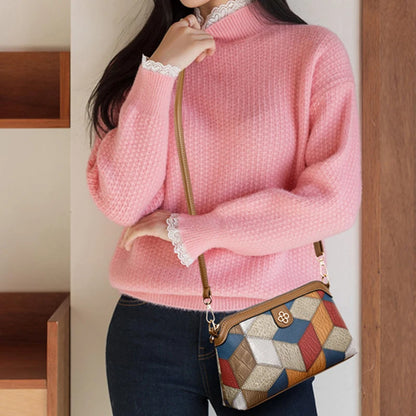 Luxury Argyle Pattern Crossbody