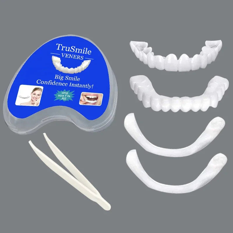 Snap-On Smile Veneers Kit – Instant Temporary Teeth Whitening & Cosmetic Cover