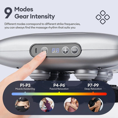 22-Head Fascia Massage Gun - Deep Tissue Body Massager