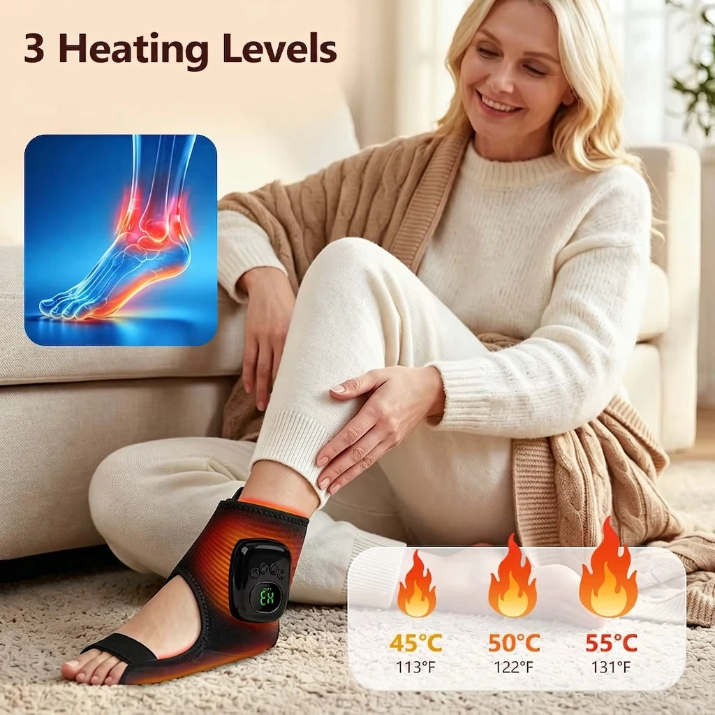 Wireless Ankle Massager with Heat and Air Compression Therapy - 8