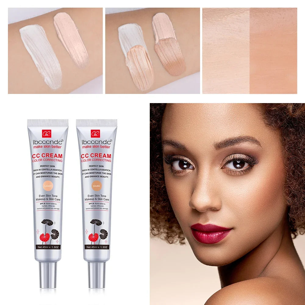 Color Correcting CC Cream - Full Coverage Moisturizing Foundation - 4