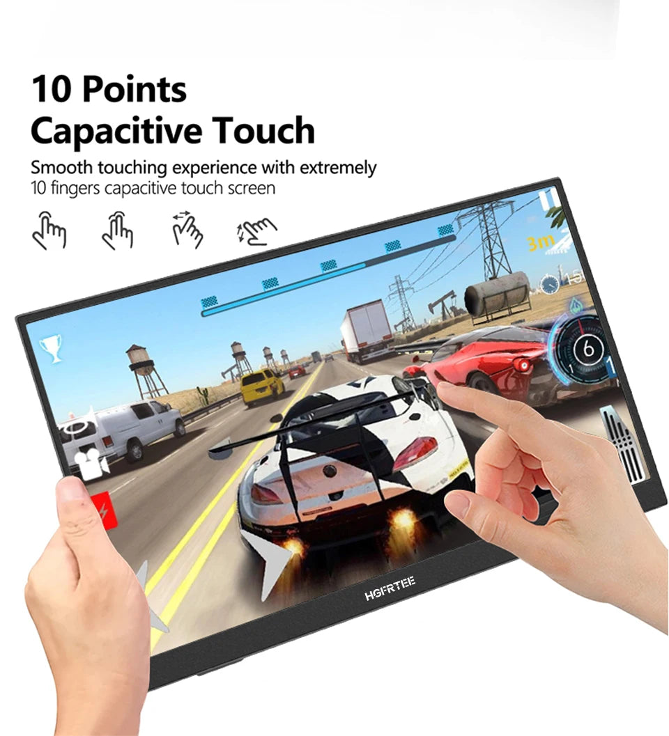 16" Portable Touch Monitor 1920x1200 FHD IPS Display for Laptop & Gaming