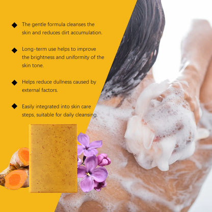 Turmeric & Clove Antioxidant Brightening Soap Bar for Face & Body