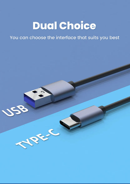 6-in-1 USB & Type-C Memory Card Reader - Fast Data Transfer for All Cards