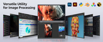 15.6" Dual Portable Laptop Monitor - 1080P FHD Stacked Screen Extender