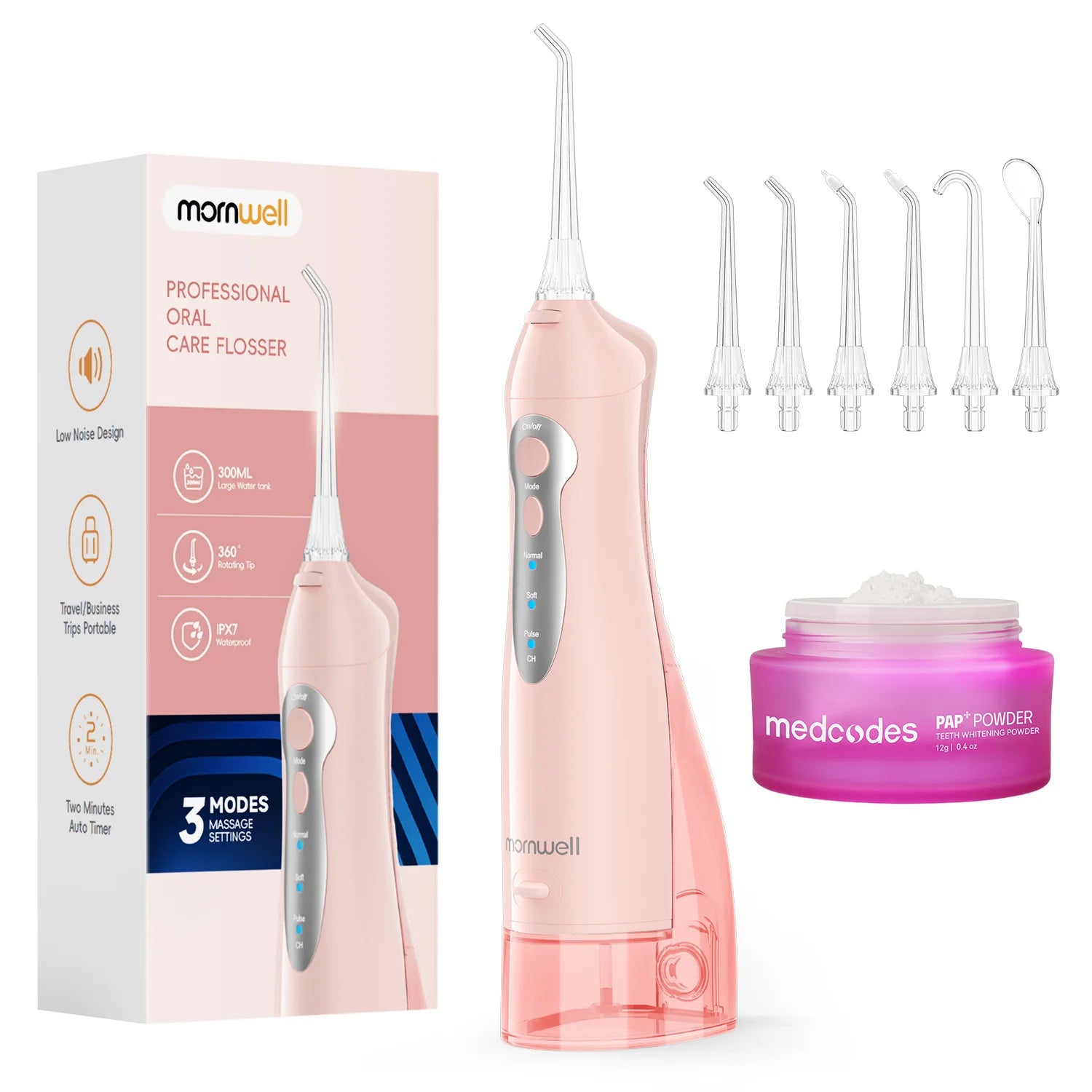 Professional Cordless Water Flosser for Deep Teeth Cleaning and Gum Health - 15