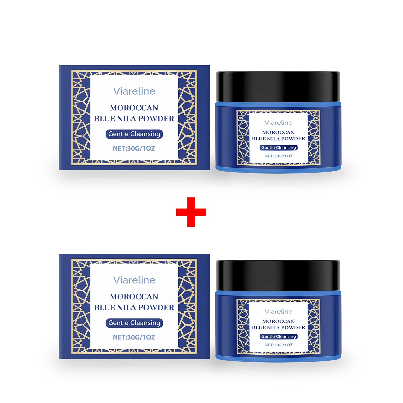 Moroccan Blue Nila Powder Face Mask – Brightening, Exfoliating & Deep Cleansing - 14