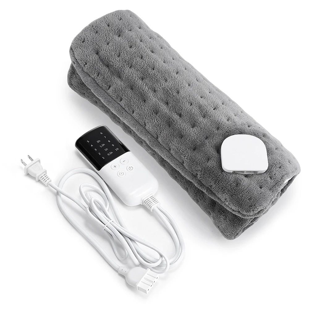 Electric Heating Pad for Back & Joint Pain Relief with Adjustable Heat & Timer - 20