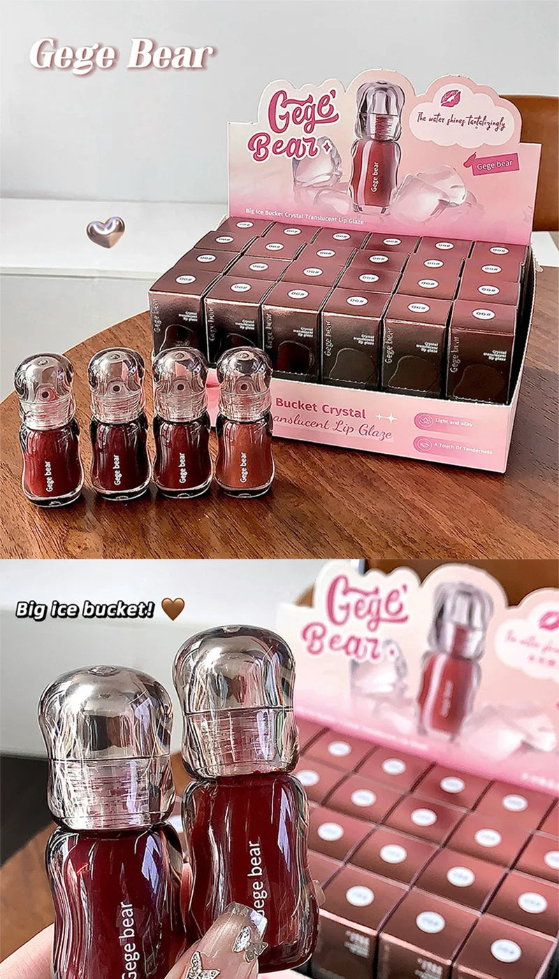 Crystal Gloss Hydrating Lip Tint - Long-Lasting Mirror Finish Plumper