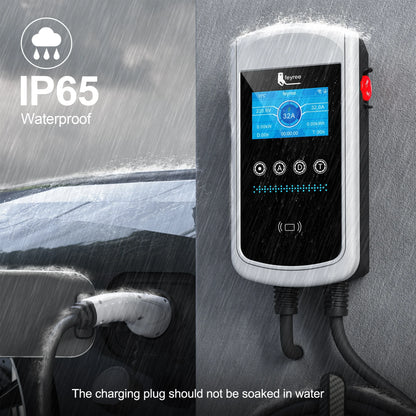 Type 2 EV Charging Station - Smart 22kW Wallbox with App & Load Balancing