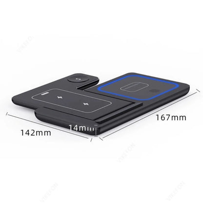3-in-1 Foldable Wireless Charging Station for iPhone, iWatch & AirPods