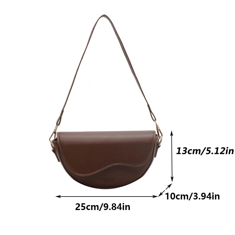 Luxury Vintage Saddle Bag