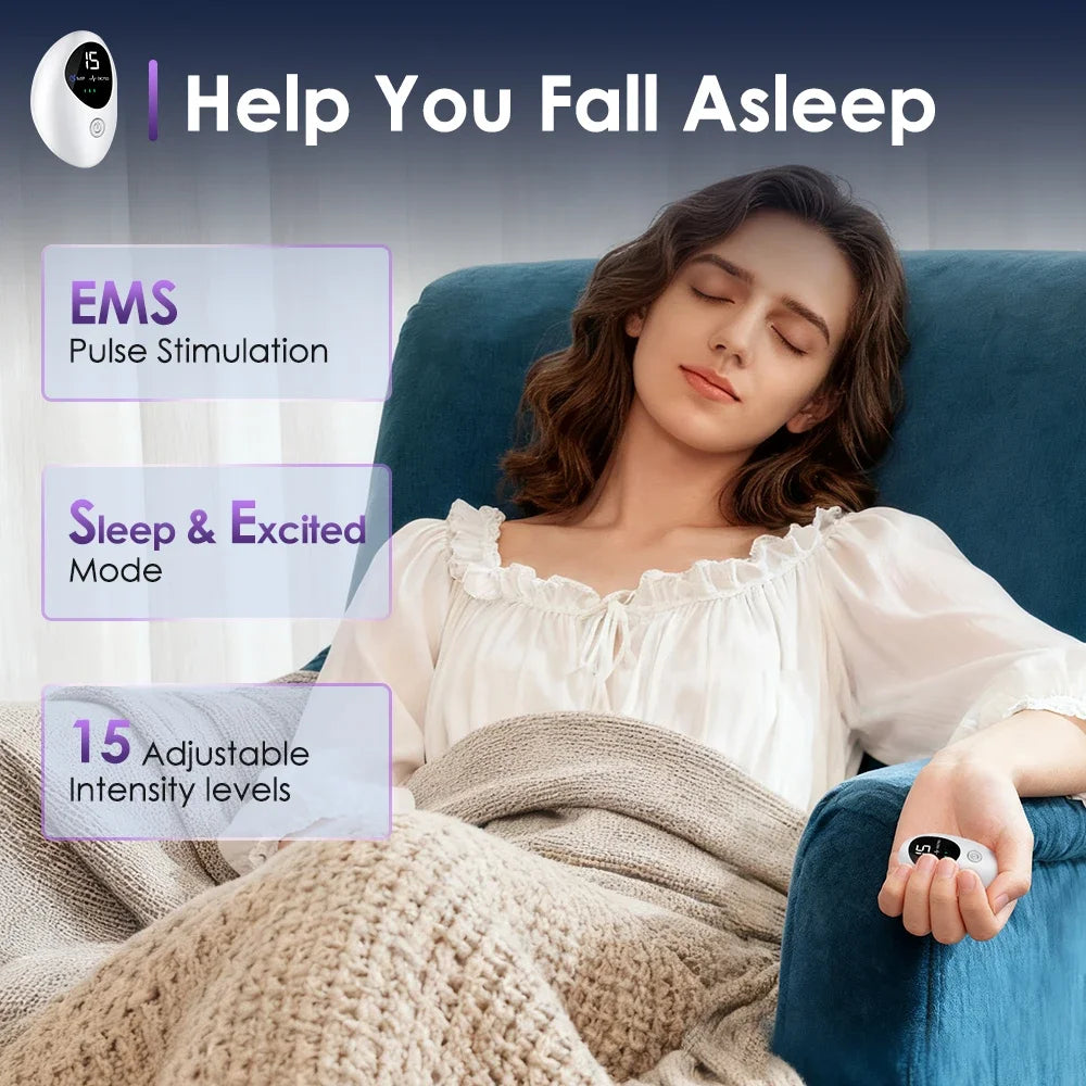 Microcurrent Handheld Sleep Aid Device for Anxiety, Stress & Insomnia Relief