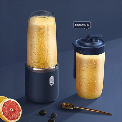 Portable Wireless Electric Juicer Blender - Rechargeable Fruit Smoothie Maker