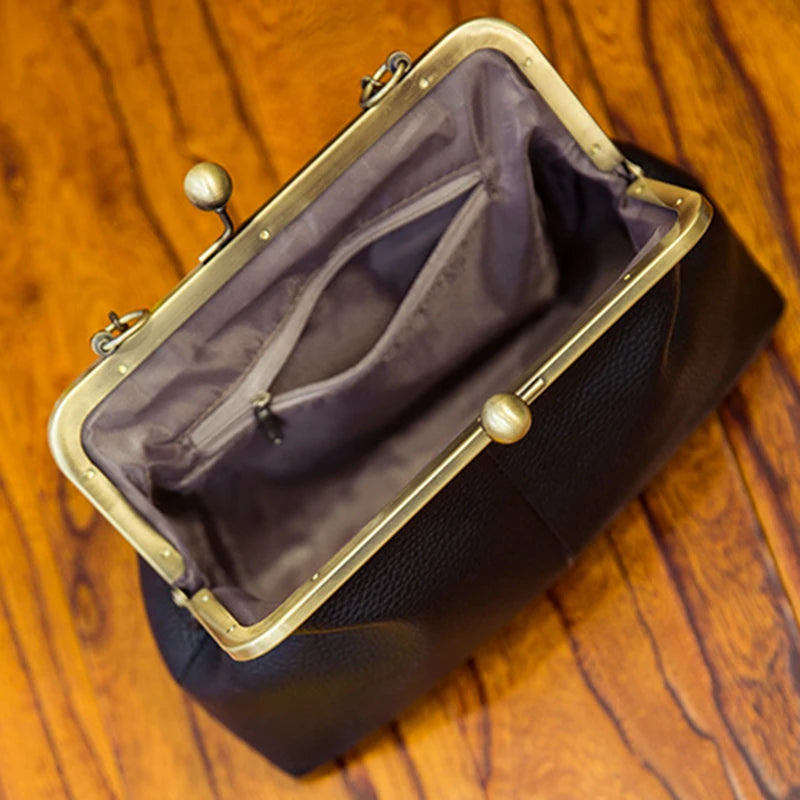 Luxury Vintage Lychee Shell Bag
