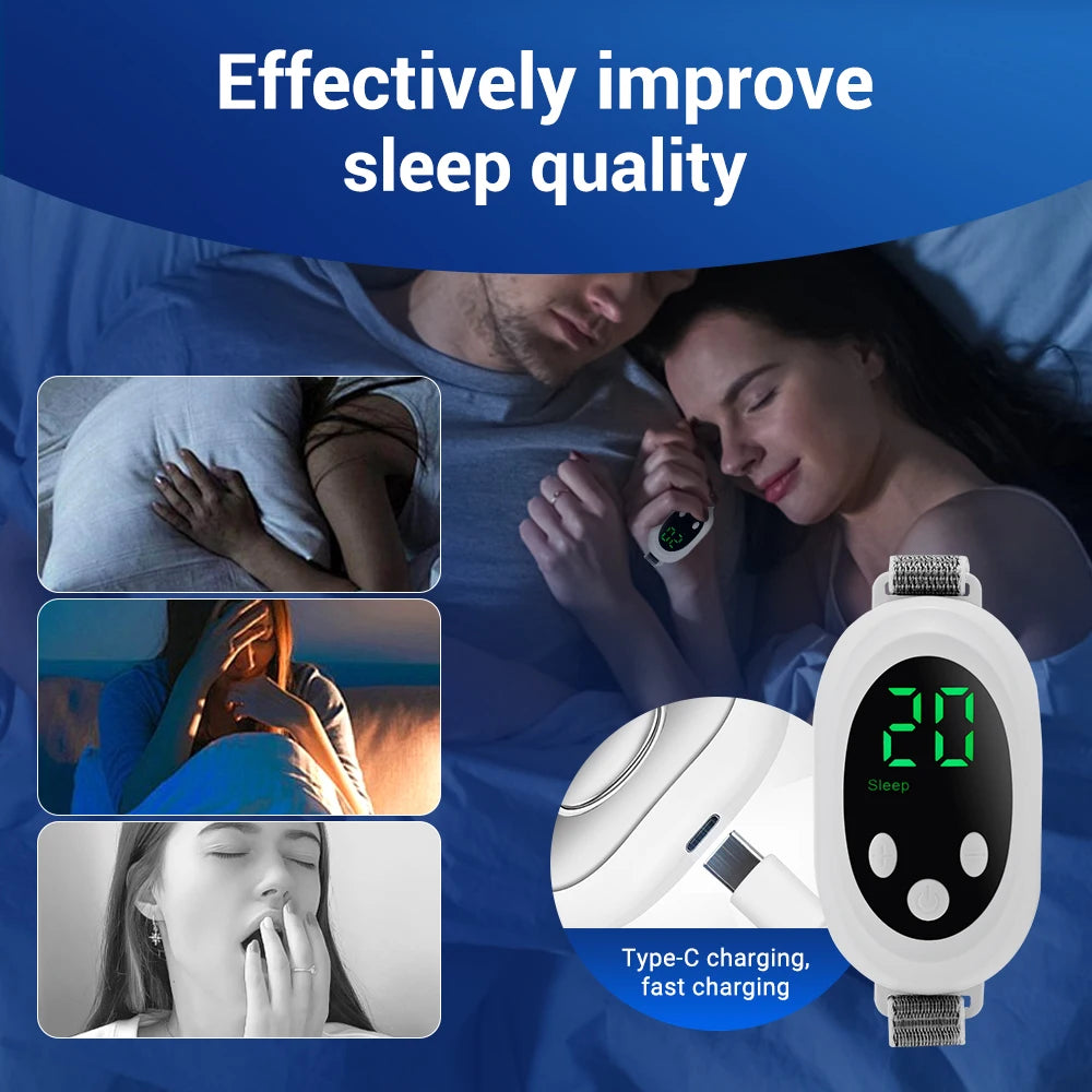 Microcurrent Handheld Sleep Aid Device - Anxiety & Stress Relief Massager