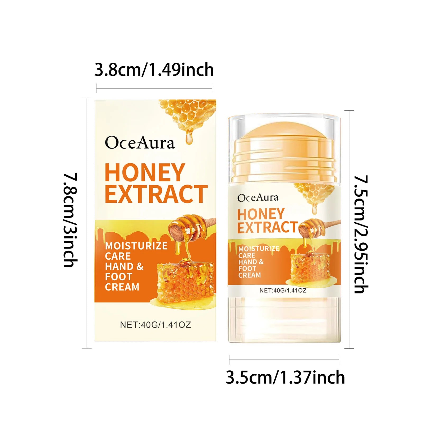 Honey Extract Moisturizing Heel Balm for Dry Cracked Skin Repair - 6