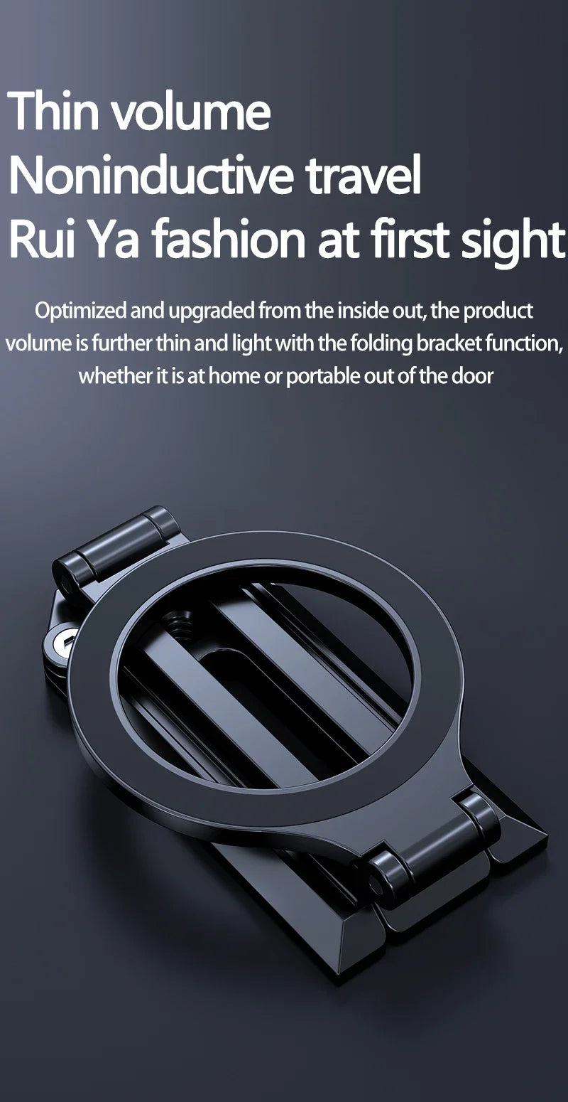 Foldable Magnetic Phone Stand for MagSafe - Aluminum Desktop Tripod