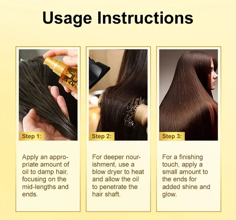 Amino Acid Revitalizing Hair Oil - Deep Nourishing & Frizz Control Treatment - 23