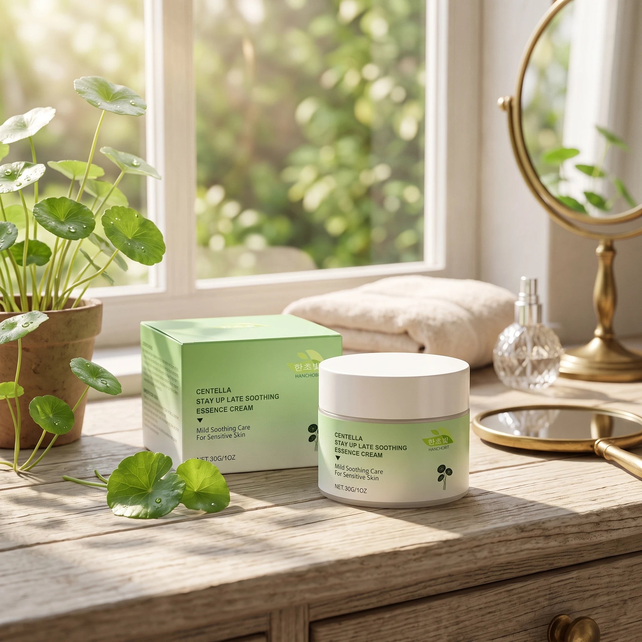 Centella Asiatica Soothing Cream – Calming Facial Moisturizer for Sensitive Skin - 1