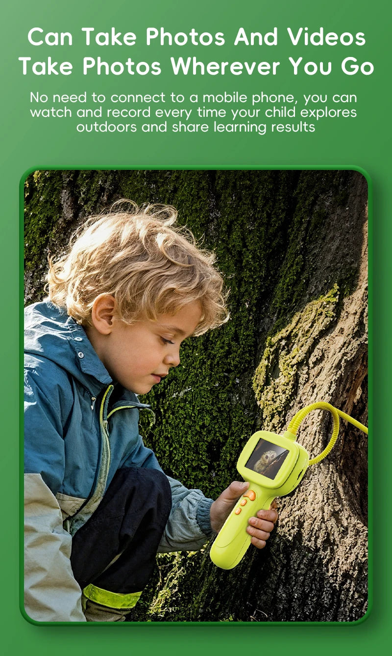 Kids HD Snake Scope Camera - Educational STEM Outdoor Nature Exploration Toy - 9