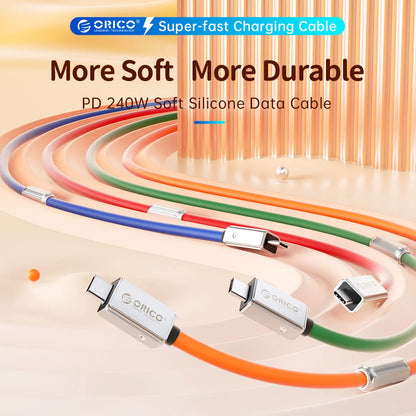 ORICO 240W USB4 Cable: 40Gbps Fast Data Transfer & 8K Video Display
