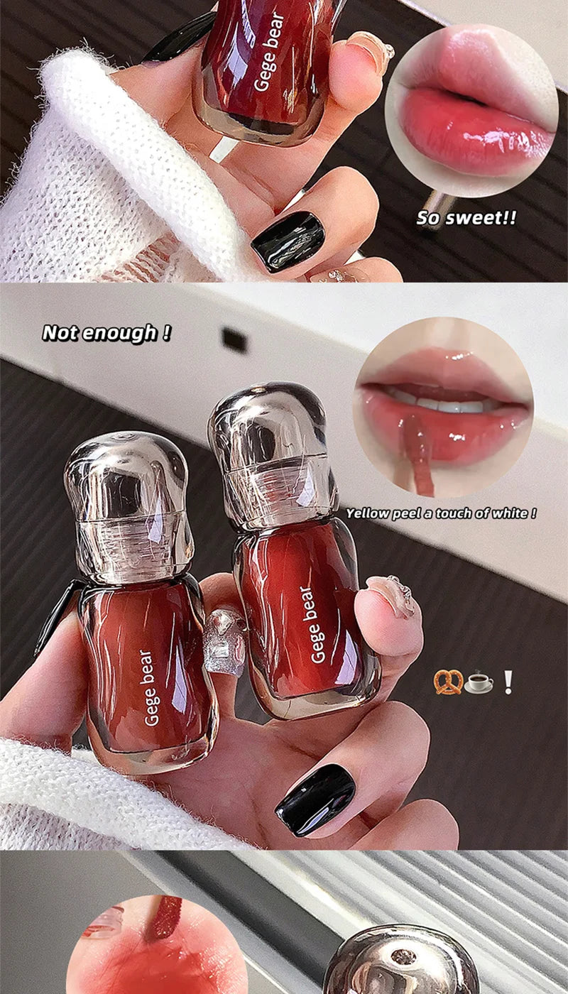 Crystal Gloss Hydrating Lip Tint - Long-Lasting Mirror Finish Plumper - 9