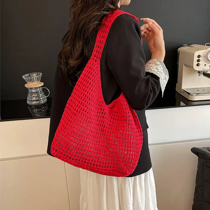 Luxury Bohemian Crochet Tote