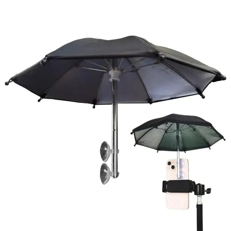Mobile Phone Parasol Sun Shade Umbrella for Smartphone Screen Protection